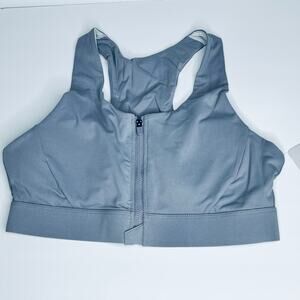 Spring Seaon Front Zip Racerback Bra New M